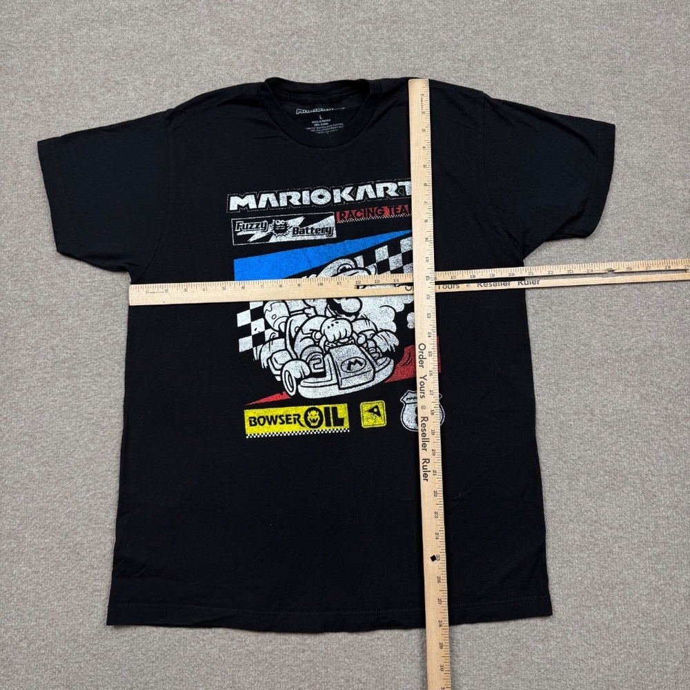 Mario Kart Graphic T Shirt Men's Size L Black Short Sleeve Crew Neck Nintendo - Picture 5 of 7